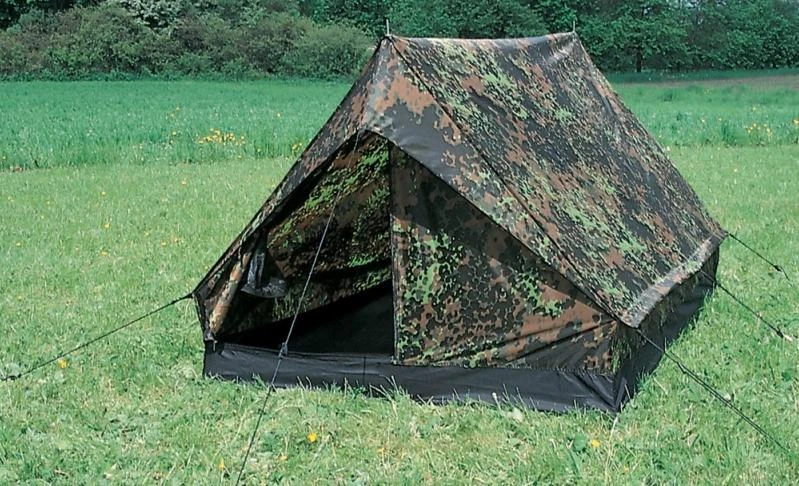 Kahden Hengen Harjateltta, Flecktarn Camo Väri 3 Kahden Hengen Harjateltta, Flecktarn Camo Väri