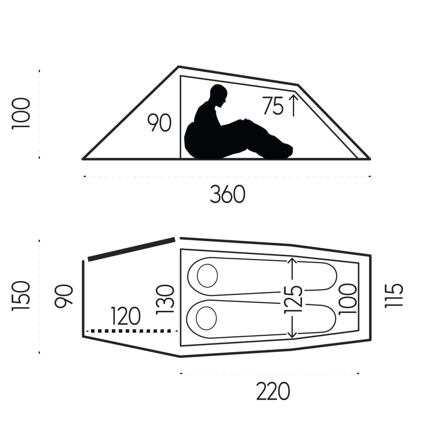 FJÄLLRÄVEN Fjällräven Abisko Lite 2 Teltta 9 FJÄLLRÄVEN Fjällräven Abisko Lite 2 Teltta - Image 7