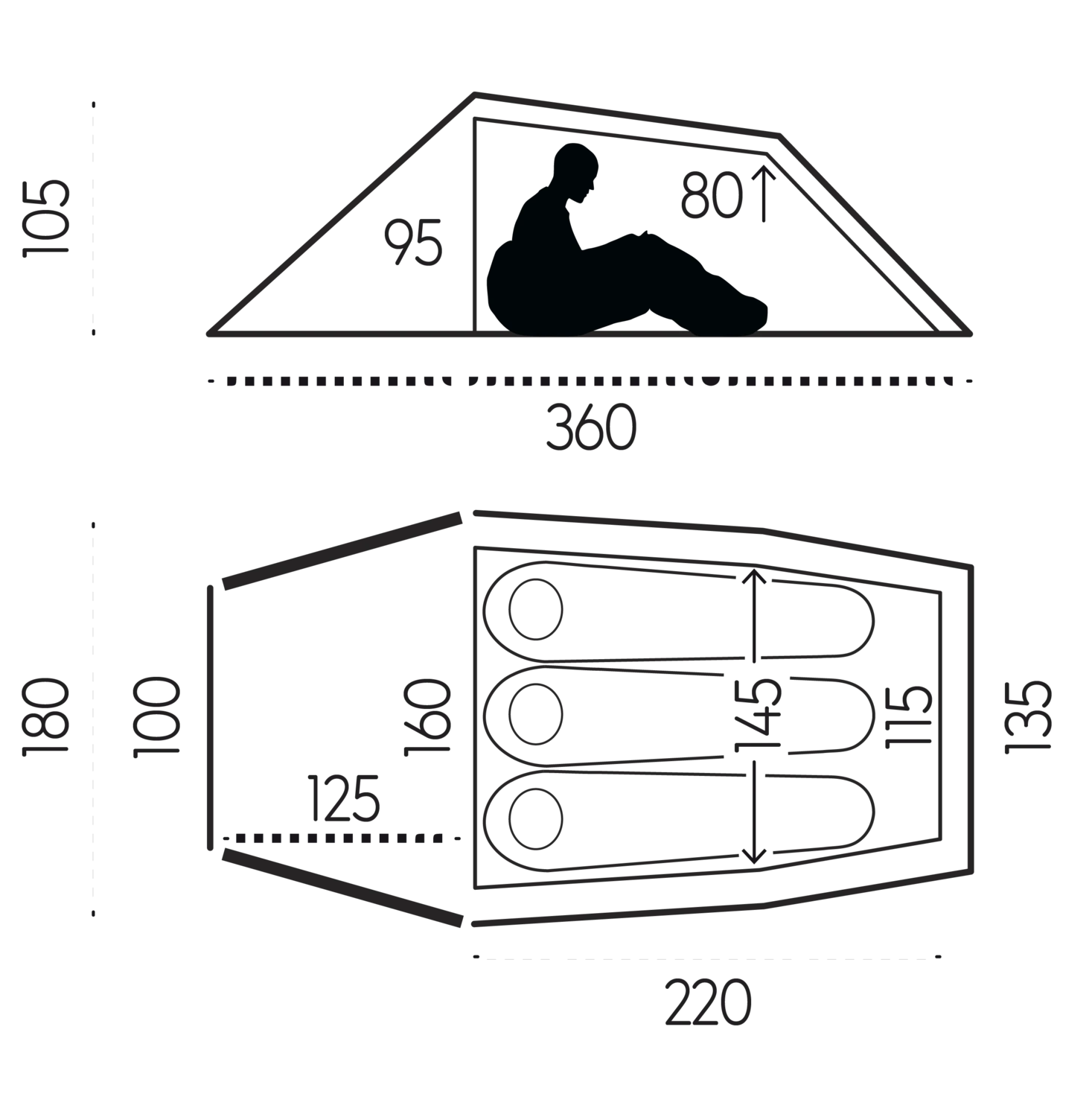FJÄLLRÄVEN Fjällräven Abisko Lite 3 Teltta 8 FJÄLLRÄVEN Fjällräven Abisko Lite 3 Teltta - Image 6